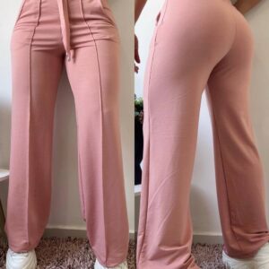 Pantalón vena palo rosa