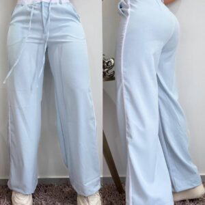 Pantalón bengalina celeste