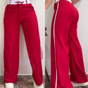 Pantalón bengalina rojo