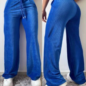 Pantalón velvet azul