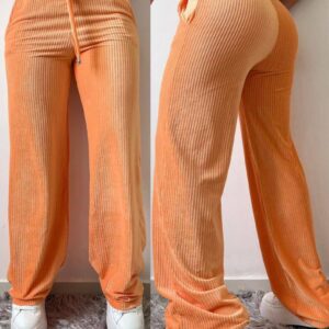 Pantalón velvet naranja