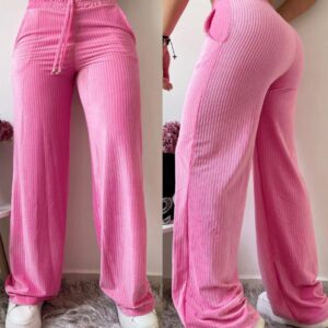 Pantalón velvet rosado