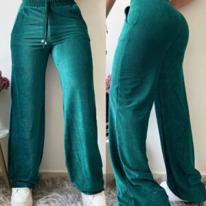 Pantalón velvet verde