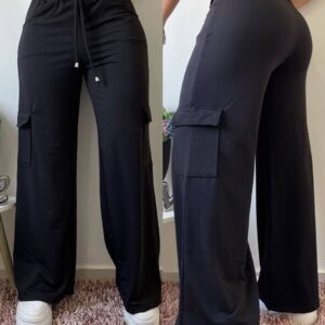 Pantalón cargo negro