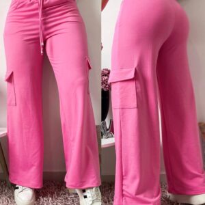 Pantalón cargo rosado