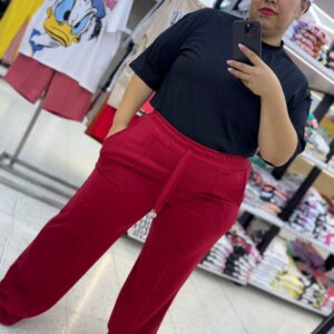Pantalón vena plus rojo